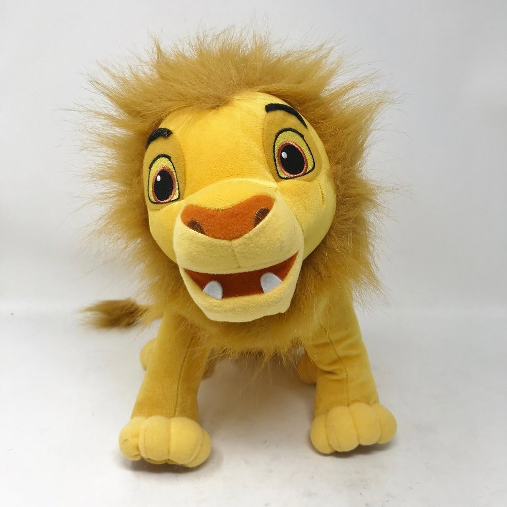 Disney Plush Toy 2003 10” The Lion King Adult Simba 10260 Sitting Hasbro